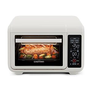 Open Box: 15-Quart Chefman Air Fryer Toaster Oven Combo w/ 5 Cooking Functions (Ivory) $70.29 + Free Shipping w/ Prime