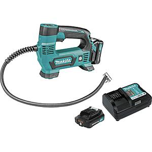 Makita MP100DWRX1 12V Max CXT Lithium-Ion Cordless Inflator Kit with 2 Ah battery and charger) $153.5