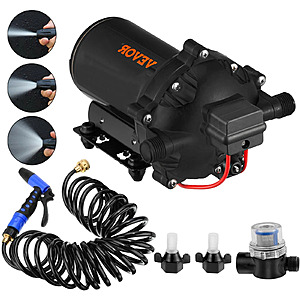 VEVOR Washdown Deck Wash 12V 70PSI Pump Kit (5.3 GPM) $50.93 + Free Shipping