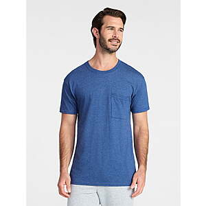 Athletic Works Men's and Big Men's Cotton Pocket Tee, Sizes XS-5XL and Tall Sizes (Various) - from $2