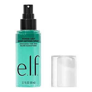 e.l.f. Power Grip Dewy Setting Spray, Ultra Fine Mist Made With Hyaluronic Acid $1.5