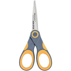 $3.50* | 5" Westcott Titanium Bonded Non-Stick Fabric Scissors at Amazon