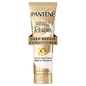 [SnS, AC] $7.32 | 8-Oz Pantene Miracle Rescue Deep Conditioner with Melting Pro-V Pearls at Amazon