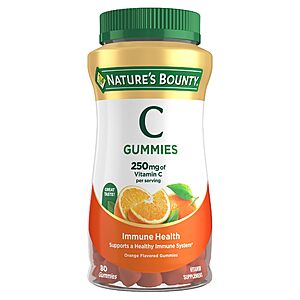 [S&S] Nature's Bounty Vitamin C, Orange, 80 Count $6.99