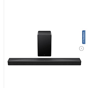 TCL Q6CH 5.1 Ch Soundbar with Wireless Subwoofer $219.99 Free Shipping Costco.com