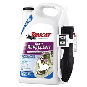 1-Gallon Tomcat Ready-to-Use Deer Repellent $23.60 + Free Shipping w/ Prime or on $35+
