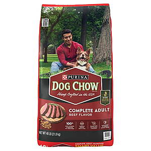 $23.78 Sams Club FS at $50 Plus, where available Pick Up: Purina, Dog Chow Complete, Beef or Chicken Flavor, Adult Dry Dog Food, 48 lbs.  ends 7/5