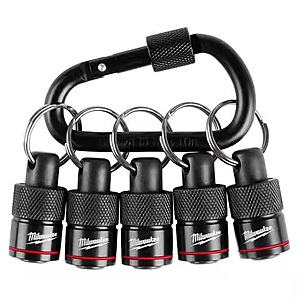 Milwaukee hex bit holder With Carabiner Bit Holder Alloy Steel 5 pk $15.19