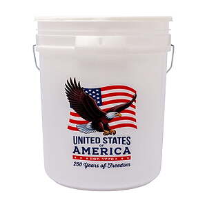 $5.76 Free Pick Up Sam's Club   Americana 5 Gallon Bucket with Lid, 2 Pack