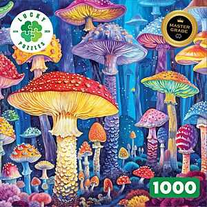 Lucky Puzzles Enchanted Fungi Forest 1000-Piece Jigsaw Puzzle $9.99 + Free Shipping w/ Prime or on $35+