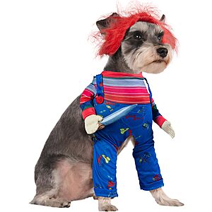 Child's Play: Chucky Pet Costume for For Dogs or Cats by Rubies, Medium