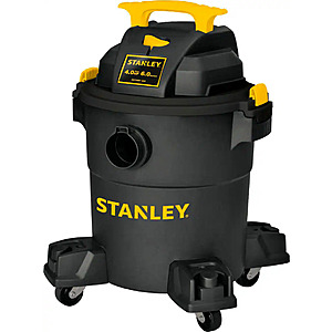 Stanley - 6 Gallon wet/dry vacuum - Black $49.99 Bestbuy.com