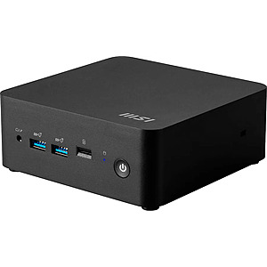 MSI - Cubi NUC 1MG Mini Desktop - Intel Core 3-100U 2024 - 16GB Memory - Intel Graphics - 500GB Storage - Black $479.99 Bestbuy.com