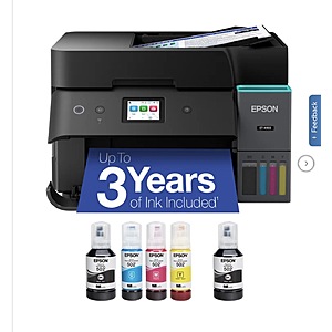 Epson EcoTank ET-4955 Wireless All-in-One Color Supertank Printer $339.99 free Shipping Costco.com