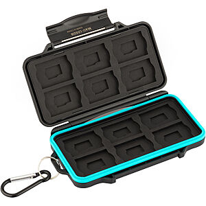 Ruggard Leda Memory Card Case for SD & microSD Cards (Black) $9.95 + Free Shipping