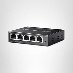 $39.99* | TP-Link TL-SG105S-M2 5-Port 2.5G Unmanaged Ethernet Switch + 10% Back w/ Prime Visa Card at Amazon
