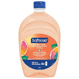 [AC,S&S] 50oz Softsoap Antibacterial Refill Crisp (Clean Scent) $3.75 + Free S&H w/ Prime or $35+