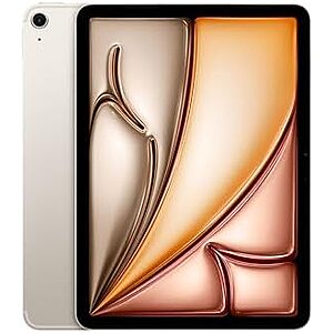 128GB 11" Apple iPad Air Tablet (various): M2, Wi-Fi 6E + 5G Cellular $487 + Free S&H