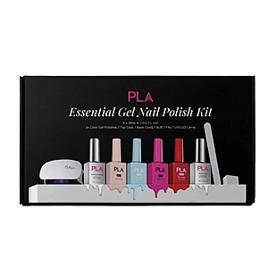 PLA Beauty 9-piece Gel Nail Polish Kit with UV/LED Lamp $24.99 free shipping Costco.com