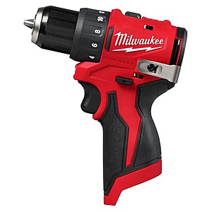 Milwaukee M12 12V Lithium-Ion Subcompact Brushless Cordless 3/8 in. Drill Driver (Tool-Only) $69