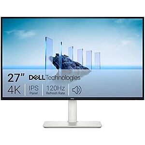 $218.49* | 27" Dell 27 Plus S2725QC 4K 120Hz 0.03ms FreeSync Premium IPS Monitor w/ USB Hub at Amazon