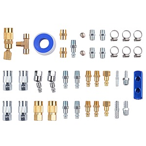 Kobalt Job Site Air Fittings Kit - 42-pc one_size | SGY-AIR253 $28.99