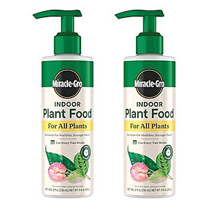 $8.91* | 2-Pk 8-Oz Miracle-Gro Indoor Plant Food Liquid Fertilizer at Amazon