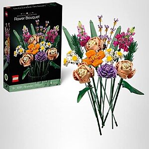 $33.99* | 756-Piece LEGO Flower Bouquet Building Kit at Amazon