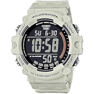 $22.44* | 51mm Casio Men's Illuminator AE1500WH Digital Watch (White or Blue) at Amazon