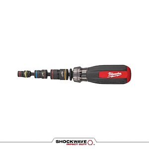 Milwaukee Multi-Nut Driver with SHOCKWAVE Impact Duty Magnetic Nut Drivers, $24.97, FS, Home Depot