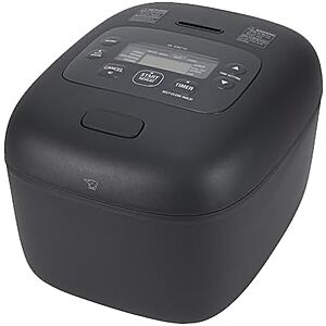 $159.59* | Zojirushi NL-EAC10BA Micom Rice Cooker & Warmer 5.5 Cups, Black at Amazon