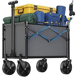 $26.95* | OLIXIS Collapsible Wagon Cart with Wheels 220 lbs Capacity at Amazon