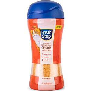 [SnS, AC] $3.59* | Fresh Step 15-Ounce Cat Litter Deodorizer Crystals (Summer Breeze) at Amazon