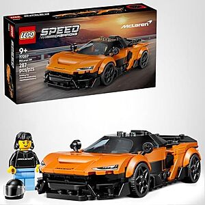 $22.39* | 287-Pc LEGO Speed Champions McLaren W1 Race Car Toy (77257) at Amazon
