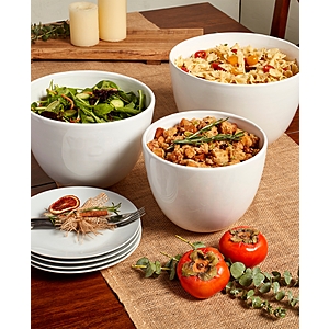 Set of 3 Tabletops Gallery Deep Nesting Bowls $11.93, 16=Piece Dinner ware Sets (Various Styles) $29.99 + Free Pickup at Macys or Free Shipping on $39+