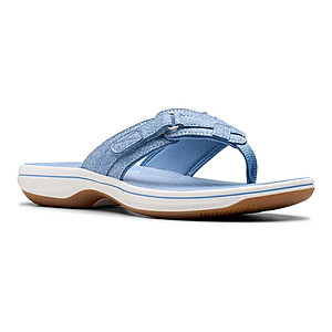 Clarks Sandals (Various): Breeze Sea Cloudstepper Women's Flip Flop Sandals $23.99 & More + Free Shipping on $49+