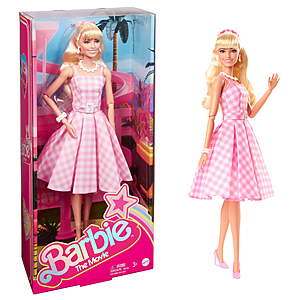 Barbie The Movie Margot Robbie as Barbie Collectible Doll in Pink Gingham Dress $10.80 + Free S&H w/ Walmart+ or on $35+ or Free Store Pickup at Walmart