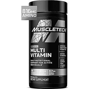 [SnS, AC] $6.75* | 90-Count MuscleTech Platinum Multivitamins at Amazon