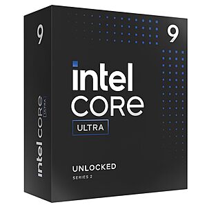 Boxed INTEL CORE Ultra 9 Processor 285K (36M Cache, UP to 5.70 GHZ) FCLGA18W $499.99
