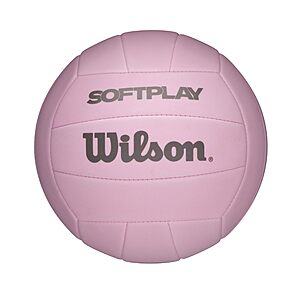 WILSON Soft Play Official Size Volleyball (Pink, Purple or Orange) $12.79 + Free Shipping w/ Prime or on $35+