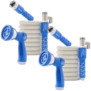 2-Pack: Pocket Hose 25' Expandable Hoses with Hand Sprayers $25 + Free Shipping