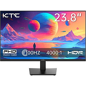 24" KTC 100Hz FHD Monitor $62.99 + Free Shipping