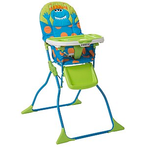 $39.20: Cosco Kids Simple Fold Folding High Chair (from 6 Months to 50 lbs) Simple Fold Deluxe