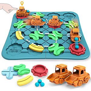 32-Piece BONITOTO Kids Logical Road Builder STEM Puzzle Board Game w/ Pullback Cars $11.38 + Free Shipping w/ Prime or on $35+