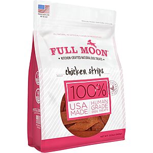12-Oz Full Moon Chicken Strips Dog Treats $7.79 w/ S&S + Free Shipping w/ Prime or on $35+