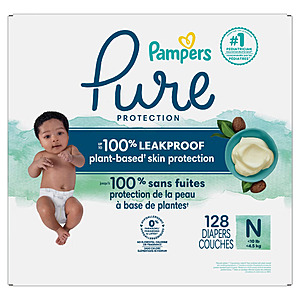 76-Count Pampers Pure Protection Diapers Super Pack (Size Newborn, Size 0) $10.50 + Free Shipping