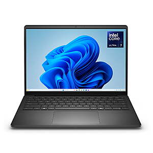 Dell 14 Laptop: 14" FHD+ IPS, Intel Ultra 7 255U, 16GB DDR5, 512GB SSD $599.99
