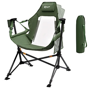 Portal Outdoors Portable Hammock Camping Chair (Air Mesh, Olive Green, 400lb Max) $70 + Free Shipping
