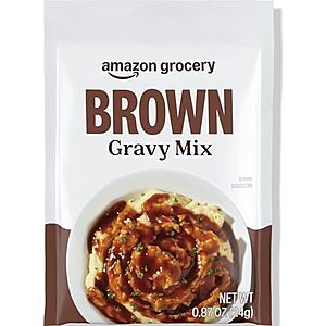 [SnS] $0.50 | 0.87-Oz Amazon Grocery Brown Gravy Mix at Amazon