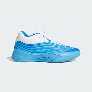 adidas Men's or Women's DAME X Shoes (Blue Burst / Cloud White / Lucid Ray Blue) $37.8